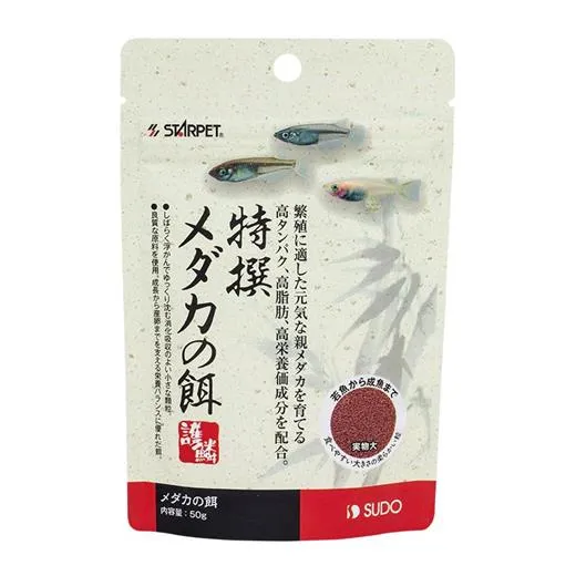 商品 スドー 特撰メダカの餌 50g 画像