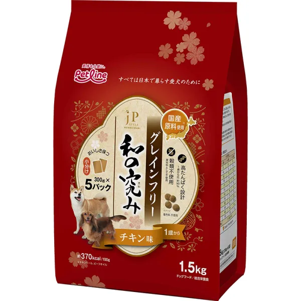 商品 ジェーピースタイル 和の究み 小粒 グレインフリー チキン味 1歳からの成犬用 画像