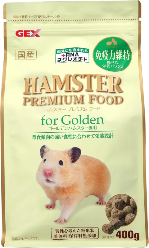 商品 GEX ハムスタープレミアムフード ゴールデンハムスター専用 画像