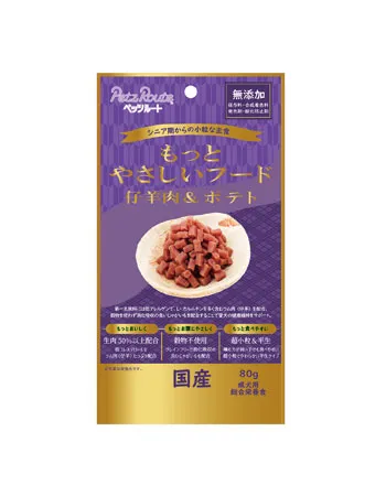 商品 ペッツルート もっとやさしいフード ラム&ポテト 画像