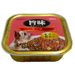 商品 ペットプロ 旨味グルメ 犬トレー ビーフ 画像