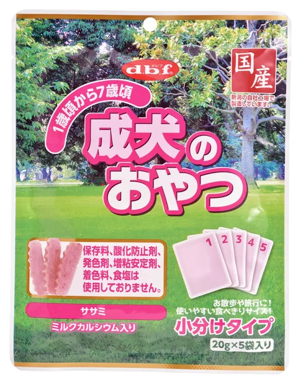 商品 デビフ 成犬のおやつ ササミ ミルクカルシウム入り 画像