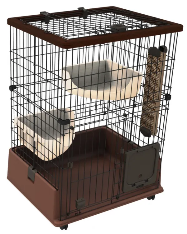 商品 ペティオ necoco 仔猫からのしつけにもぴったりな キャットルームサークル 画像