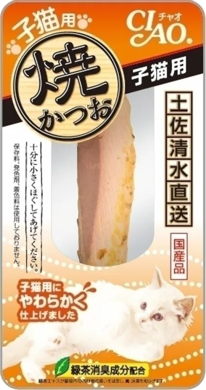 商品 いなば CIAO 焼かつお 仔猫用 1本入 画像