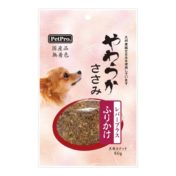 商品 ペットプロ 国産やわらかささみレバープラス ふりかけ 画像