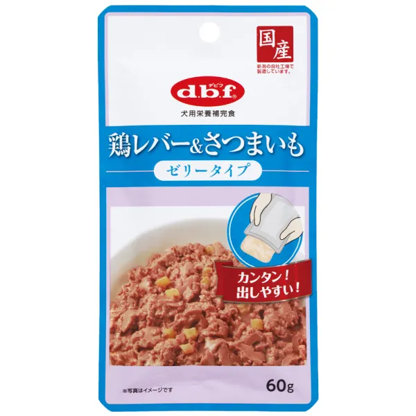 商品 デビフ 鶏レバー&さつまいも ゼリータイプ 60g 画像
