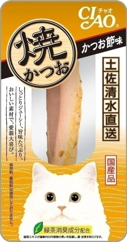 商品 いなば CIAO 焼かつお かつお節味 画像