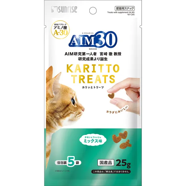 商品 サンライズ AIM30 カリッとトリーツ ミックス味 5g×5袋 画像