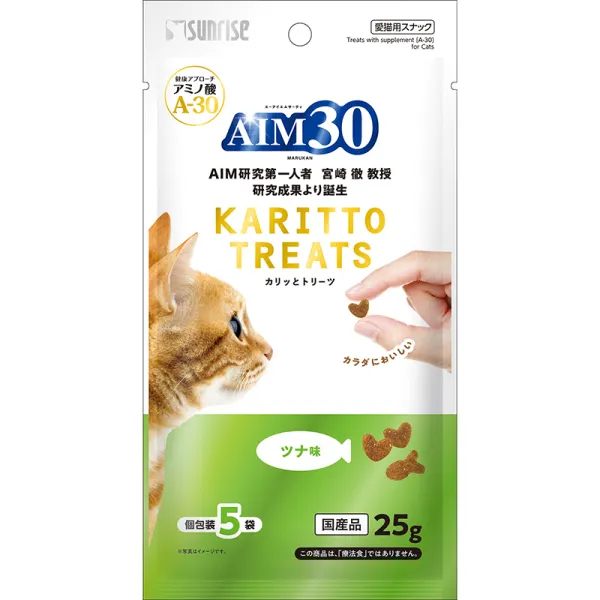 商品 サンライズ AIM30 カリッとトリーツ ツナ味 5g×5袋 画像