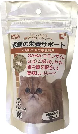 商品 ヴォイス 猫にやさしいトリーツ 老猫の栄養サポート 20g 画像
