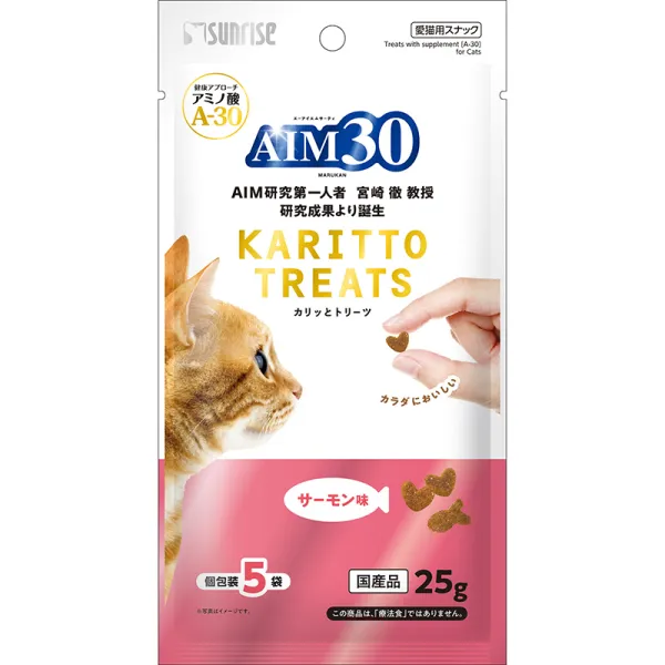 商品 サンライズ AIM30 カリッとトリーツ サーモン味 5g×5袋 画像