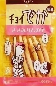 商品 チョイでか ささみガムの星 7本 画像