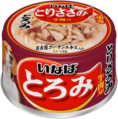 商品 いなば とろみ とりささみ 牛肉入り 画像