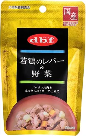商品 デビフ 若鶏のレバー&野菜 100g 画像
