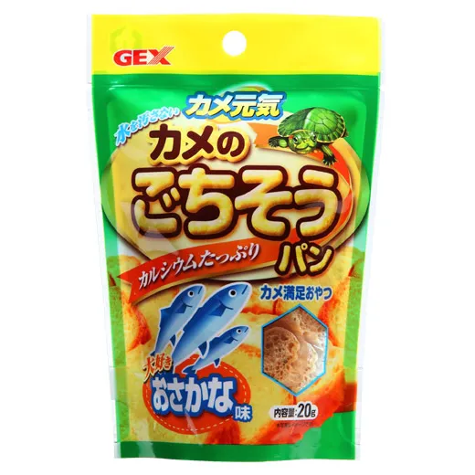 商品 GEX カメ元気 カメのごちそうパン おさかな 画像