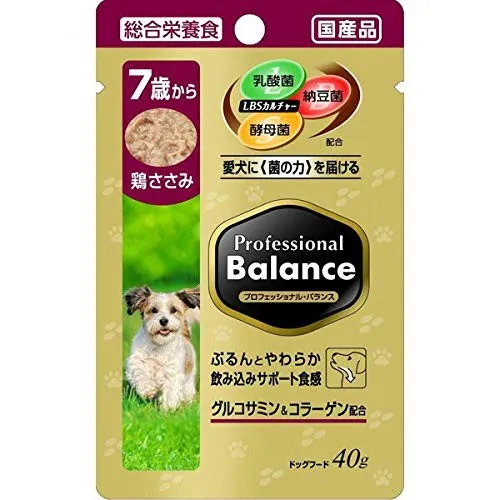 商品 プロフェッショナル・バランス パウチ 7歳から 鶏ささみ 画像