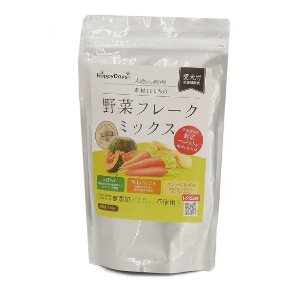 商品 HappyDays 素材100%の野菜フレークミックス 画像