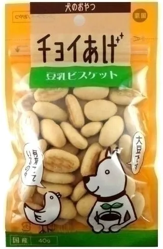 商品 チョイあげ 豆乳ビスケット 40g 画像