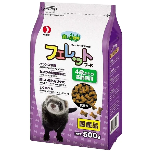 商品 森の小動物 フェレットフード 高齢期用 500g 画像