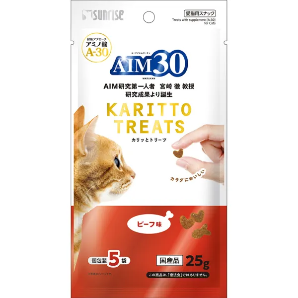 商品 サンライズ AIM30 カリッとトリーツ ビーフ味 5g×5袋 画像
