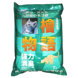 商品 サンメイト 天然檜のネコ砂 檜物語 7L 画像