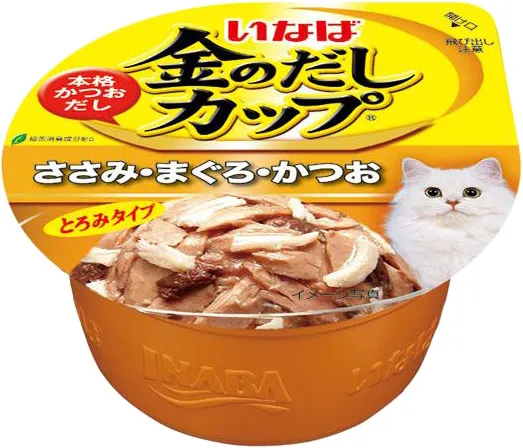 商品 いなば 金のだしカップ ささみ・まぐろ・かつお 画像