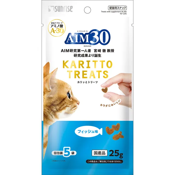 商品 サンライズ AIM30 カリッとトリーツ フィッシュ味 5g×5袋 画像