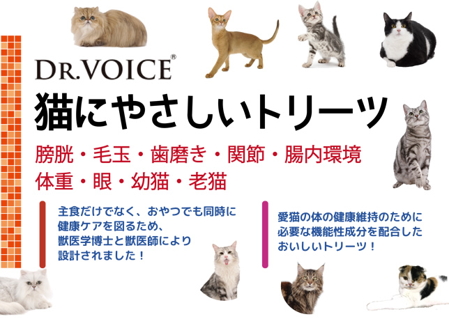 猫にやさしいトリーツ説明
