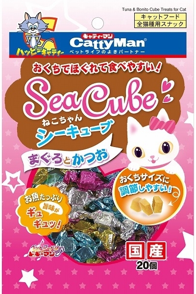 キャティーマン ねこちゃんシーキューブ まぐろとかつお | UGペット.com
