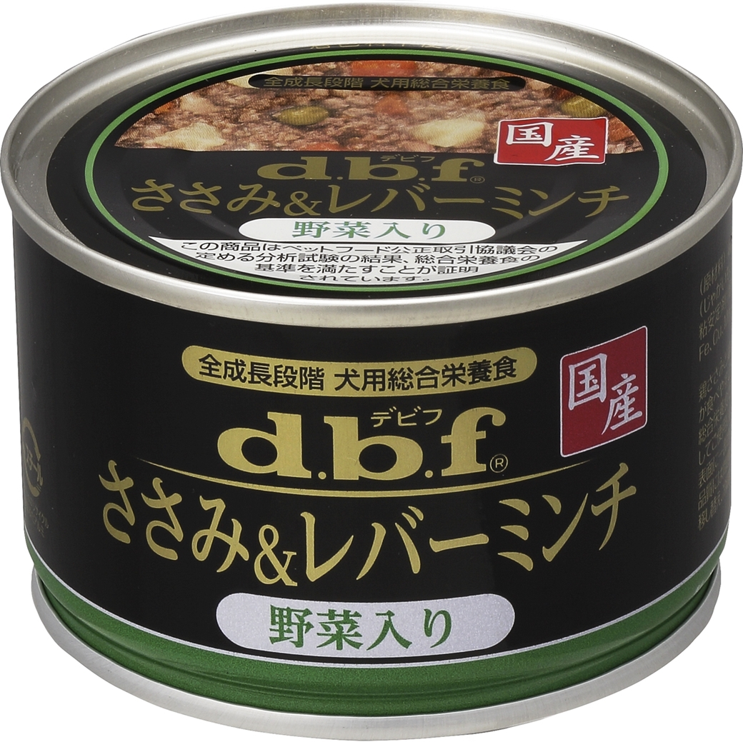 デビフ ささみ&レバーミンチ 野菜入り 150g | UGペット.com